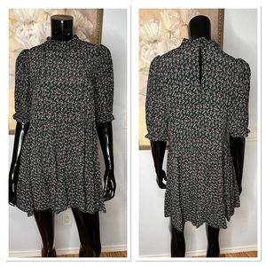 Zara The Lisa 100% Viscous Mini Dress Sz XS